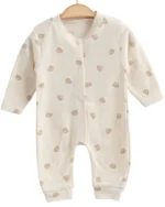 Ayıcık Desenli Raporlu Erkek Bebe Tulum - Görsel 2