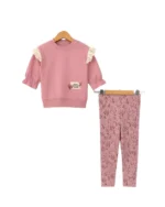 Brode Kol Detaylı Kız Bebek Takım - Görsel 2