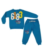 Kışlık Üç İplik Sayı Baskılı Erkek Çocuk Takım - Görsel 2