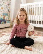 Kışlık Üçiplik My Favorite Baskılı Kız Çocuk Takım