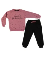 Kışlık Üçiplik My Favorite Baskılı Kız Çocuk Takım - Görsel 2